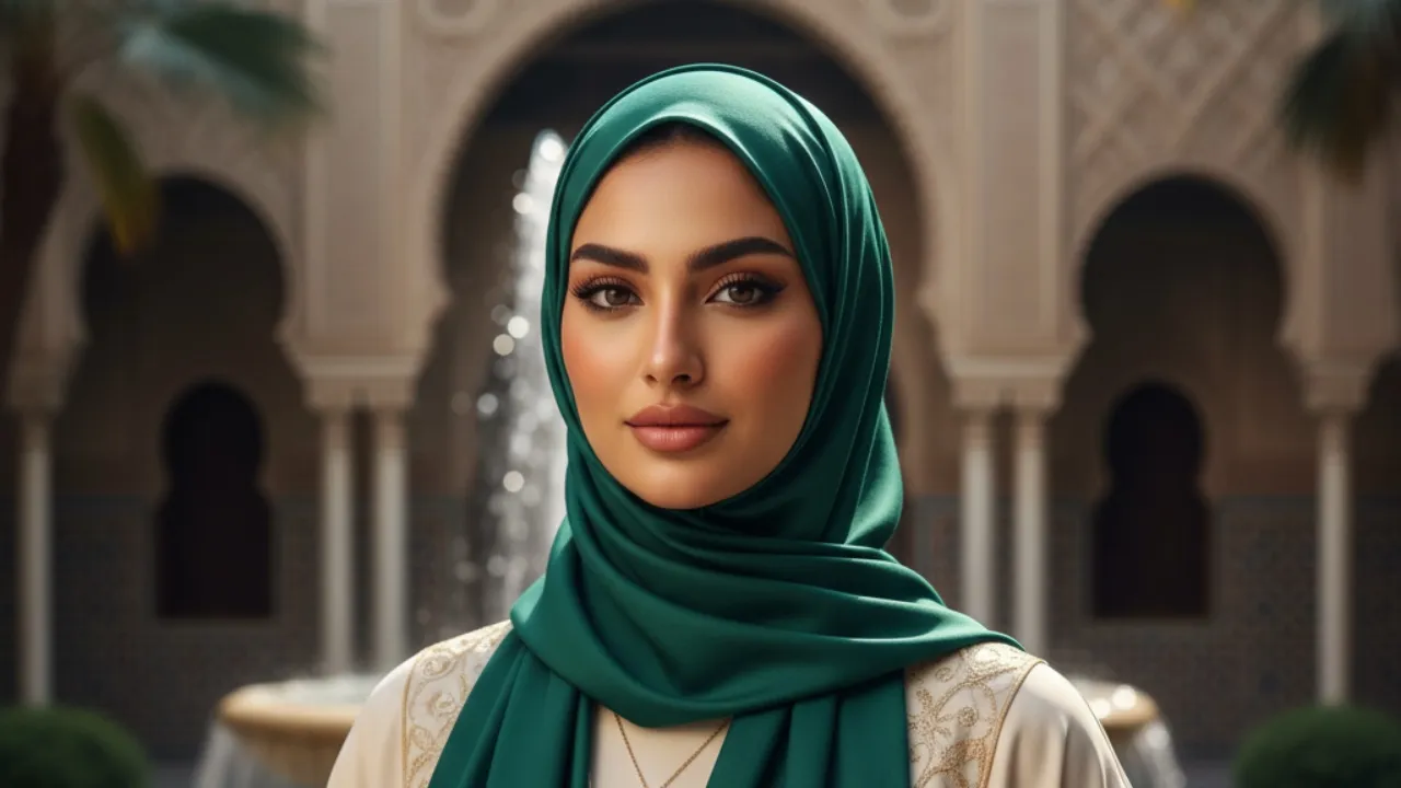 Kumpulan Nama Arab Aesthetic untuk Perempuan (c) Ilustrasi AI