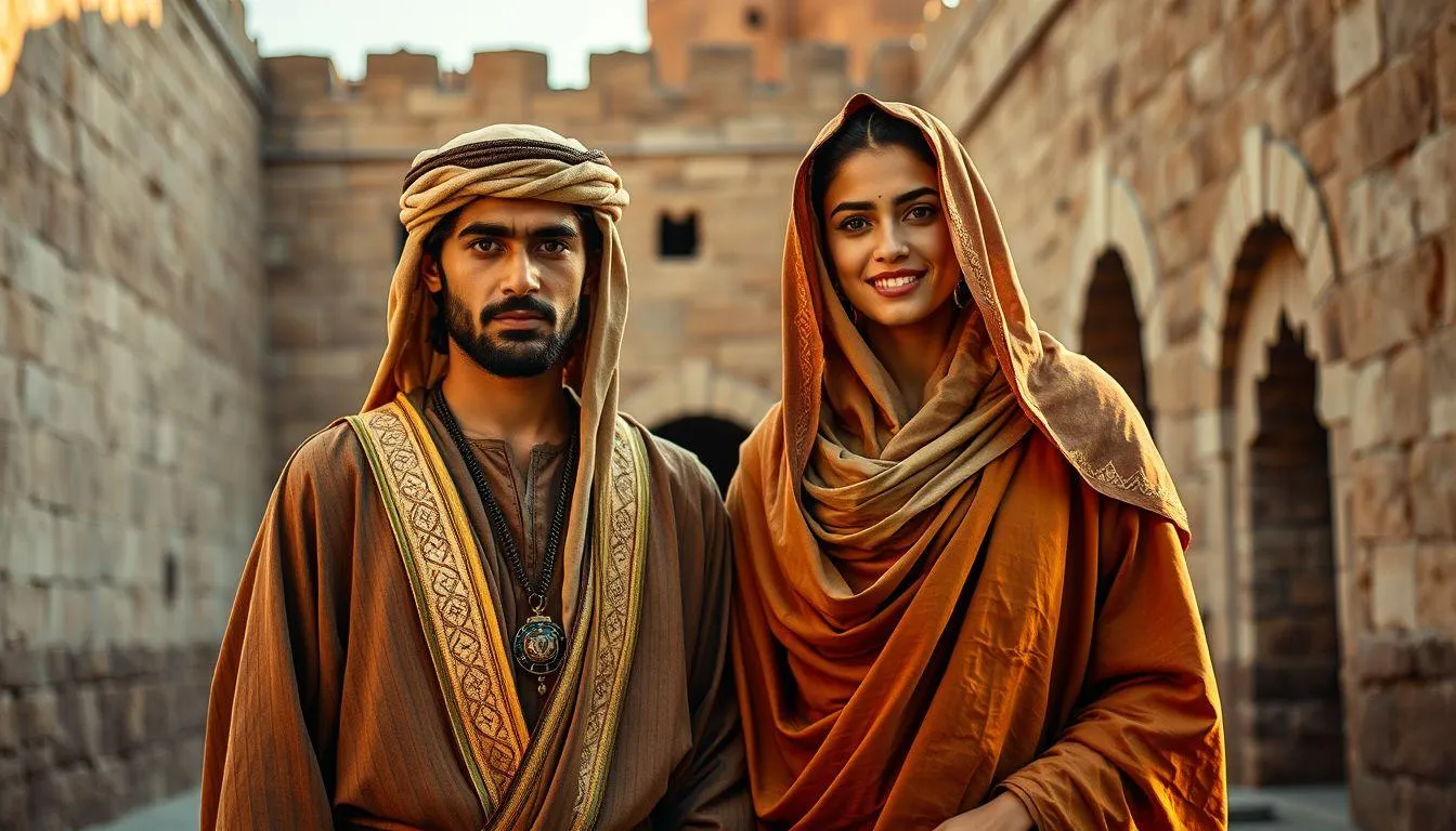 Pernikahan Abdullah dengan Aminah binti Wahab (c) Ilustrasi AI