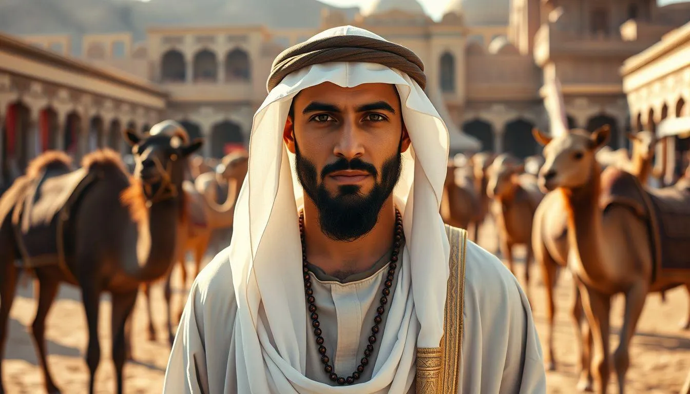 Warisan dan Pengaruh Abdullah terhadap Nabi Muhammad (c) Ilustrasi AI