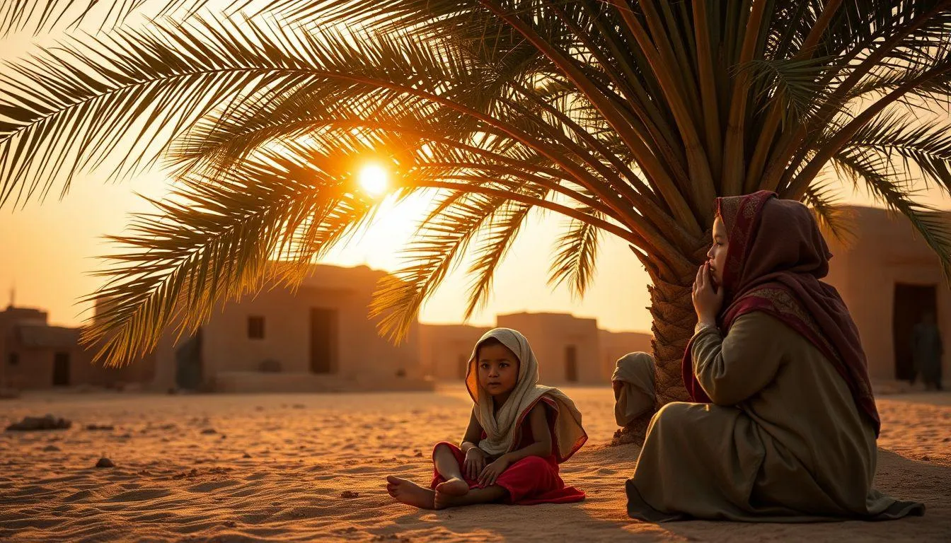 Hikmah Kematian Abdullah sebelum Kelahiran Nabi Muhammad (c) Ilustrasi AI