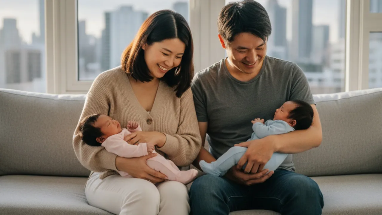 Tips Memilih Nama Bayi Kembar yang Tepat (c) Ilustrasi AI