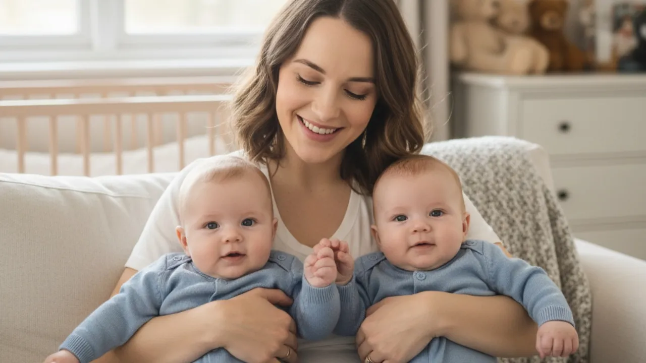 Nama Bayi Kembar Laki-Laki 3 Kata Modern (c) Ilustrasi AI