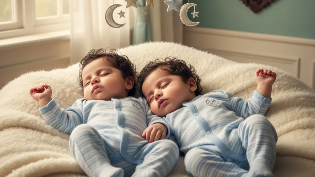 Pengertian dan Makna Nama Bayi Kembar Laki-Laki Islami 3 Kata (c) Ilustrasi AI