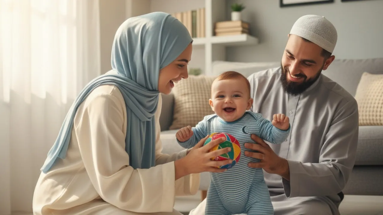 Rangkaian Nama Bayi Laki-Laki Awalan P Islami Modern (c) Ilustrasi AI