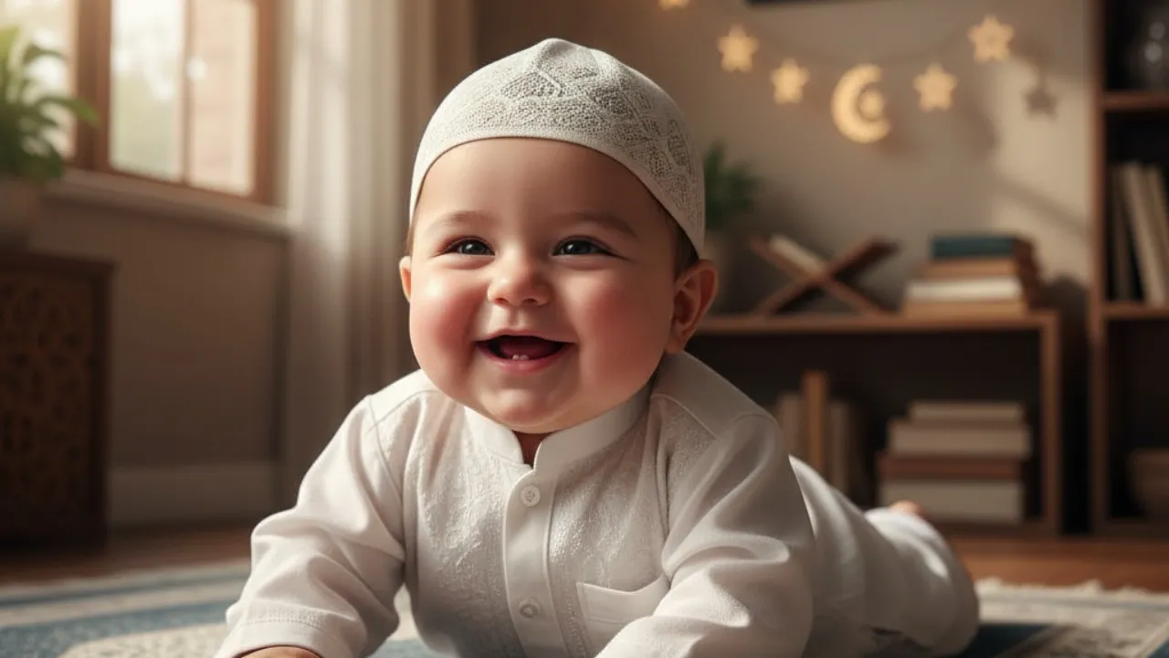 Nama Bayi Laki-Laki Huruf V Islami dengan Makna Kekuatan (c) Ilustrasi AI