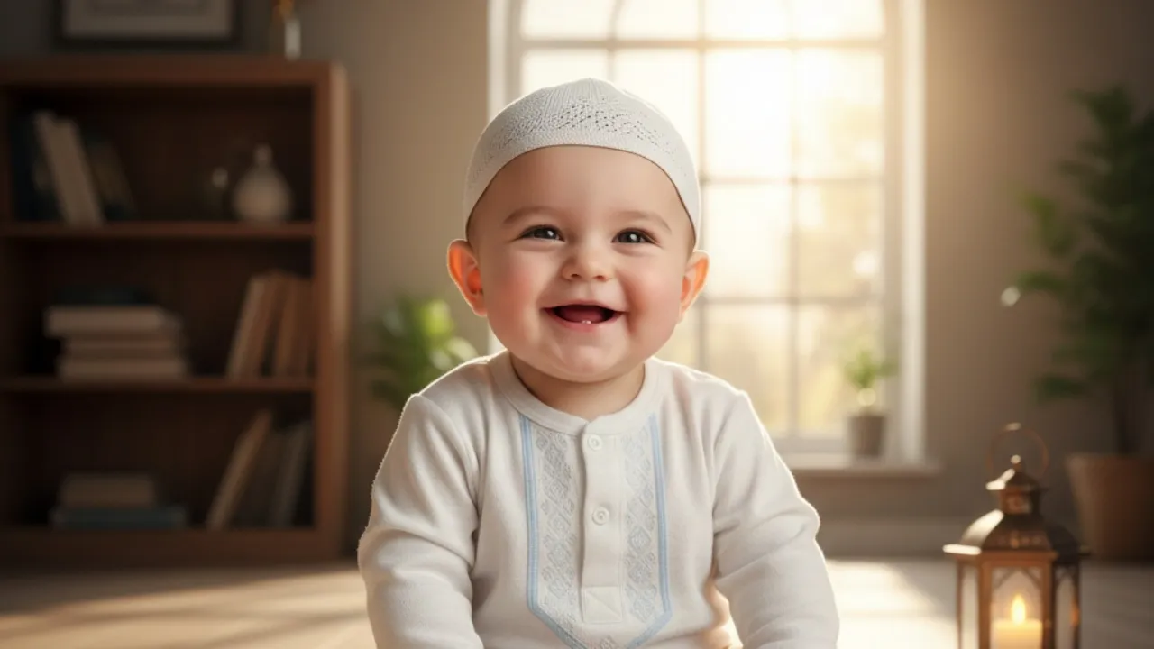Rangkaian Nama Bayi Laki-Laki Huruf V Islami Modern (c) Ilustrasi AI