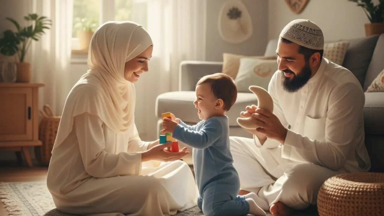 Kumpulan Nama Bayi Laki-Laki Islami Keren 2 Kata Pilihan (c) Ilustrasi AI