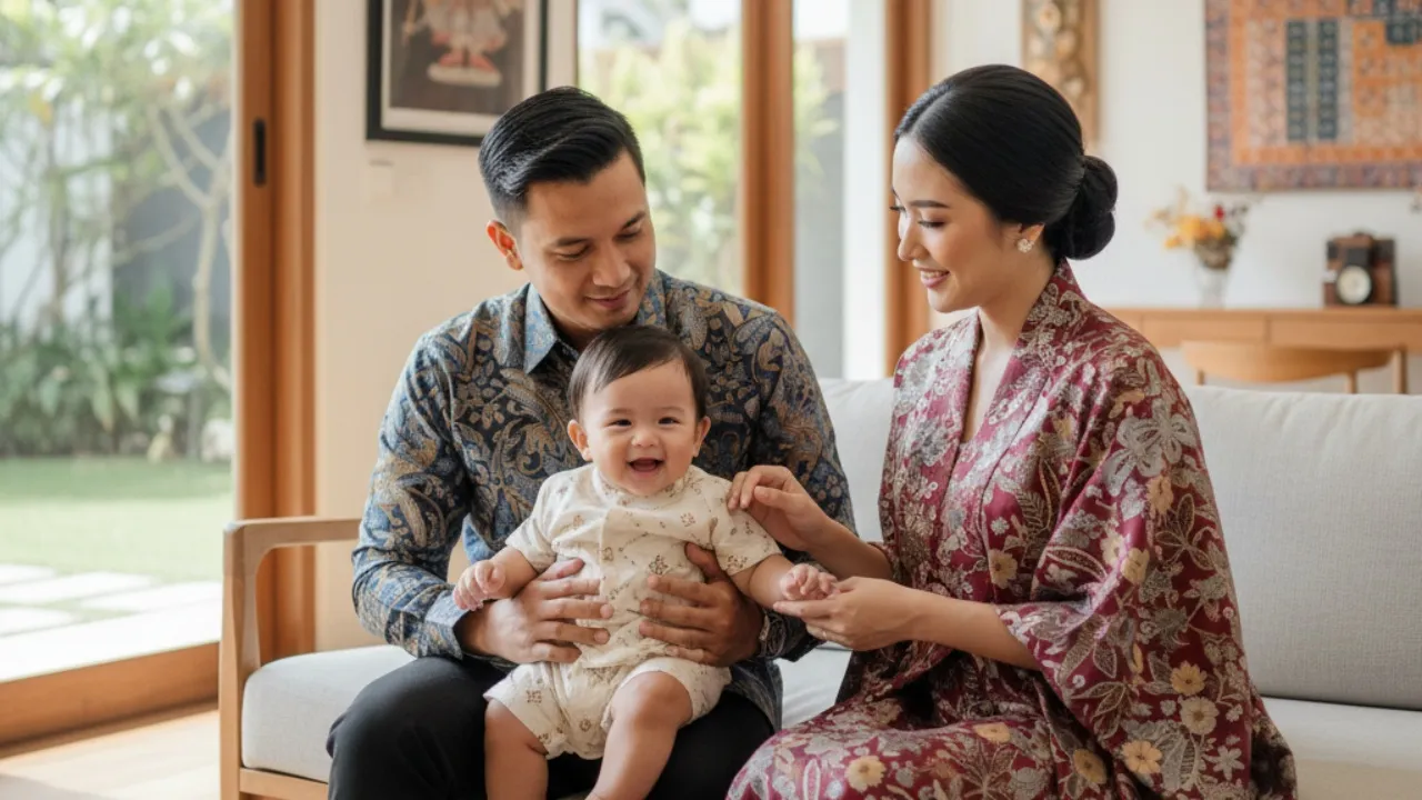 Nama Bayi Laki-Laki Jawa Modern yang Tetap Berwibawa (c) Ilustrasi AI