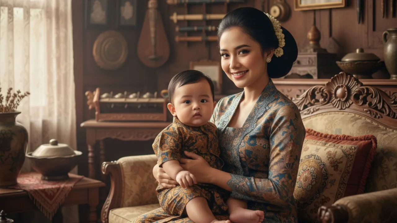 Tips Memilih Nama Bayi Laki-Laki Jawa Berwibawa (c) Ilustrasi AI