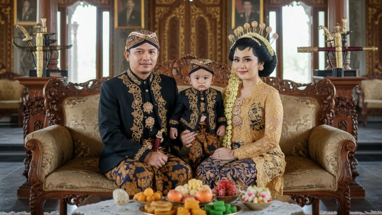 Koleksi Nama Bayi Laki-Laki Jawa Keraton 3 Kata Pilihan (c) Ilustrasi AI