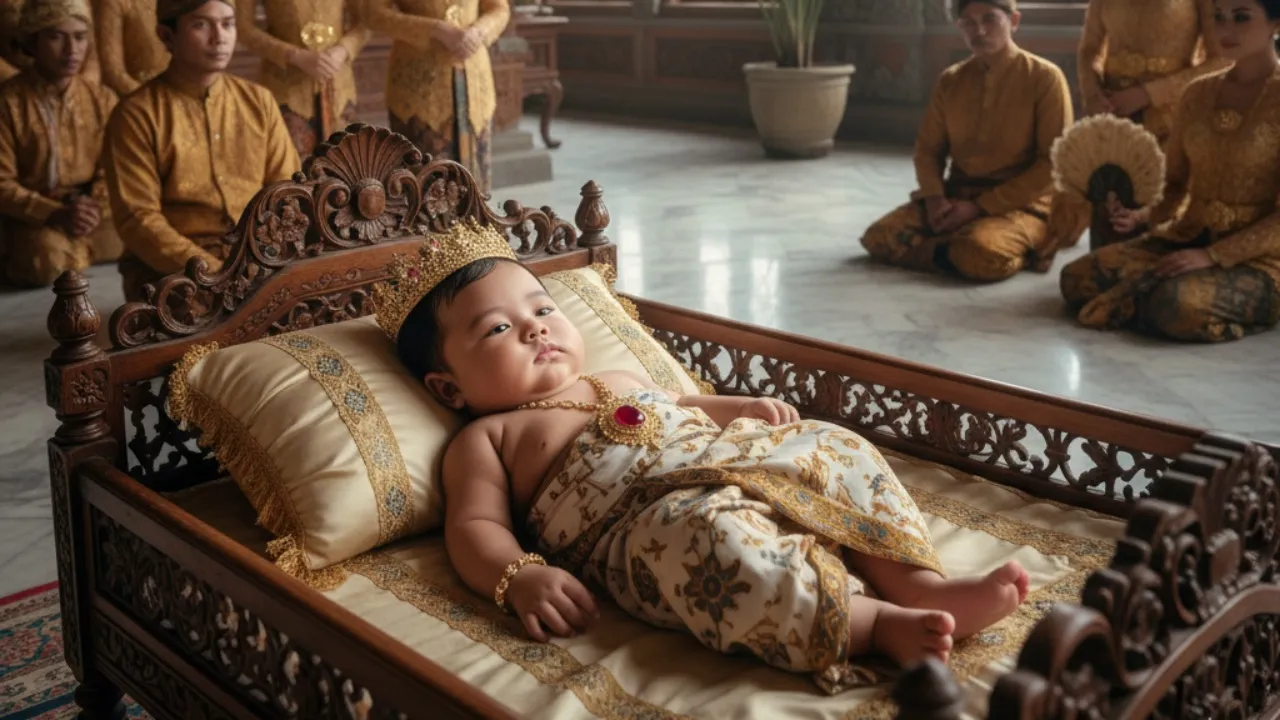Panduan Memilih Nama Bayi Laki-Laki Jawa Keraton 3 Kata (c) Ilustrasi AI