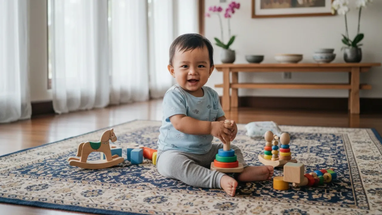 Pengertian dan Makna Nama Bayi Laki-Laki Jawa Modern 3 Kata (c) Ilustrasi AI