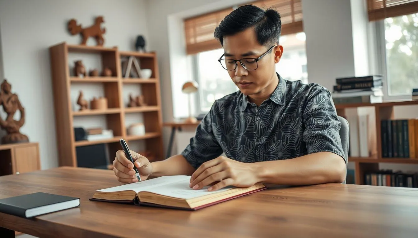 Kombinasi Modern dengan Nilai Tradisional (c) Ilustrasi AI