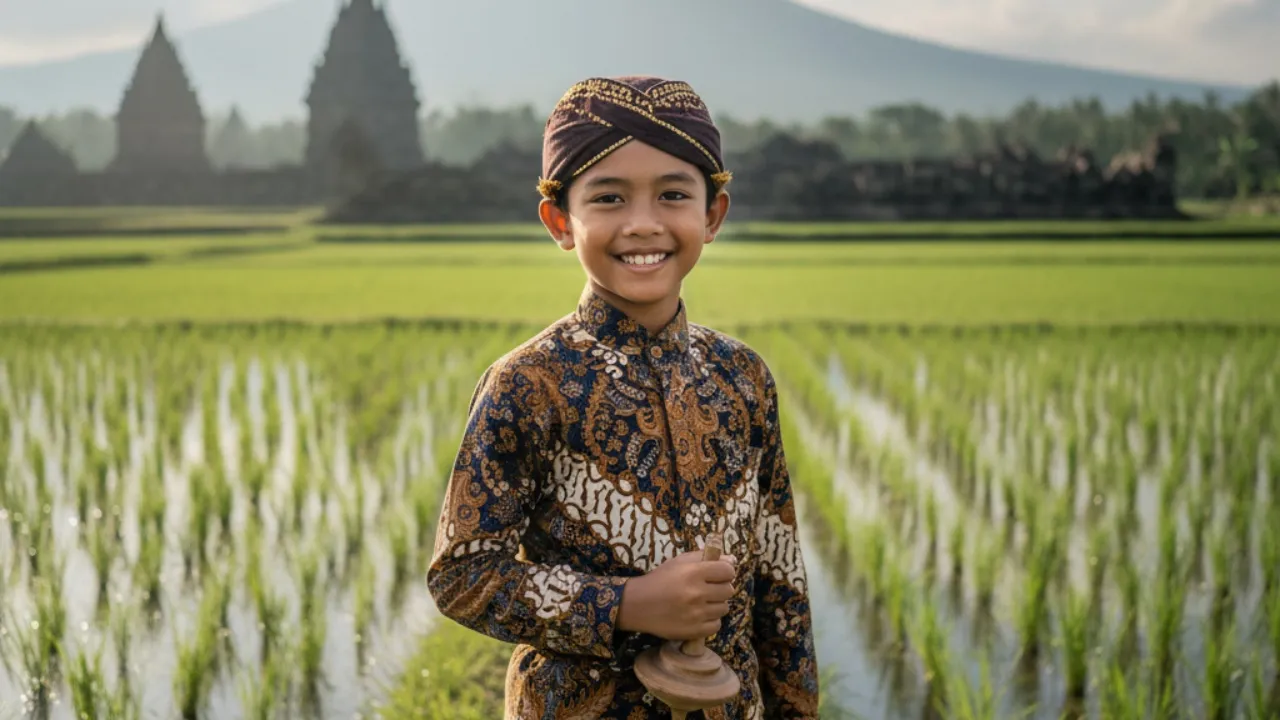 Kombinasi Nama Bayi Laki-Laki Jawa Modern dengan Makna Tampan (c) Ilustrasi AI