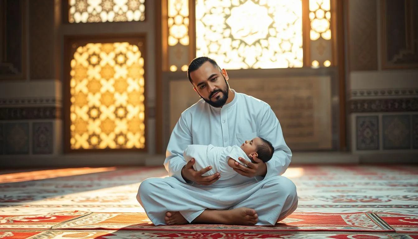 Nama Bayi Laki-Laki Islami 3 Kata Penuh Berkah (c) Ilustrasi AI