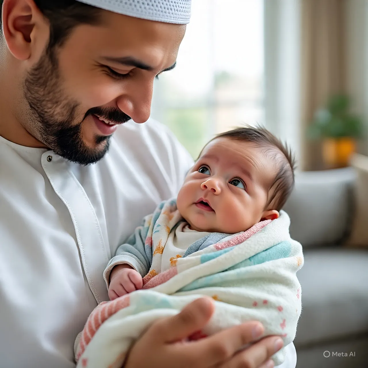 Kumpulan Nama Bayi Laki-laki Pembawa Rezeki M-R (c) Ilustrasi AI