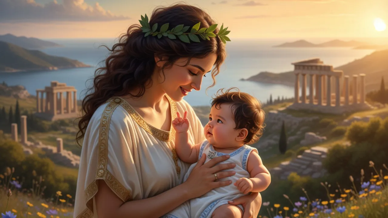 Tips Memilih Nama Bayi Laki-Laki Yunani yang Tepat (c) Ilustrasi AI