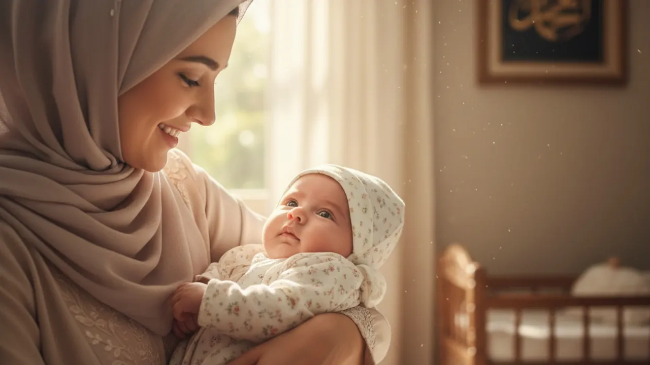 Kumpulan Nama Bayi Perempuan Islami 2 Kata Awalan F-J (c) Ilustrasi AI