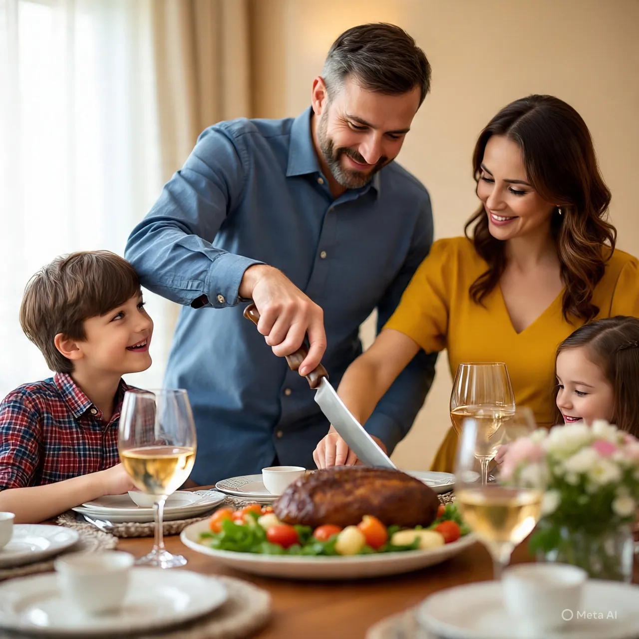 Tips Memilih Nama Grup Keluarga Lucu yang Tepat (c) Ilustrasi AI