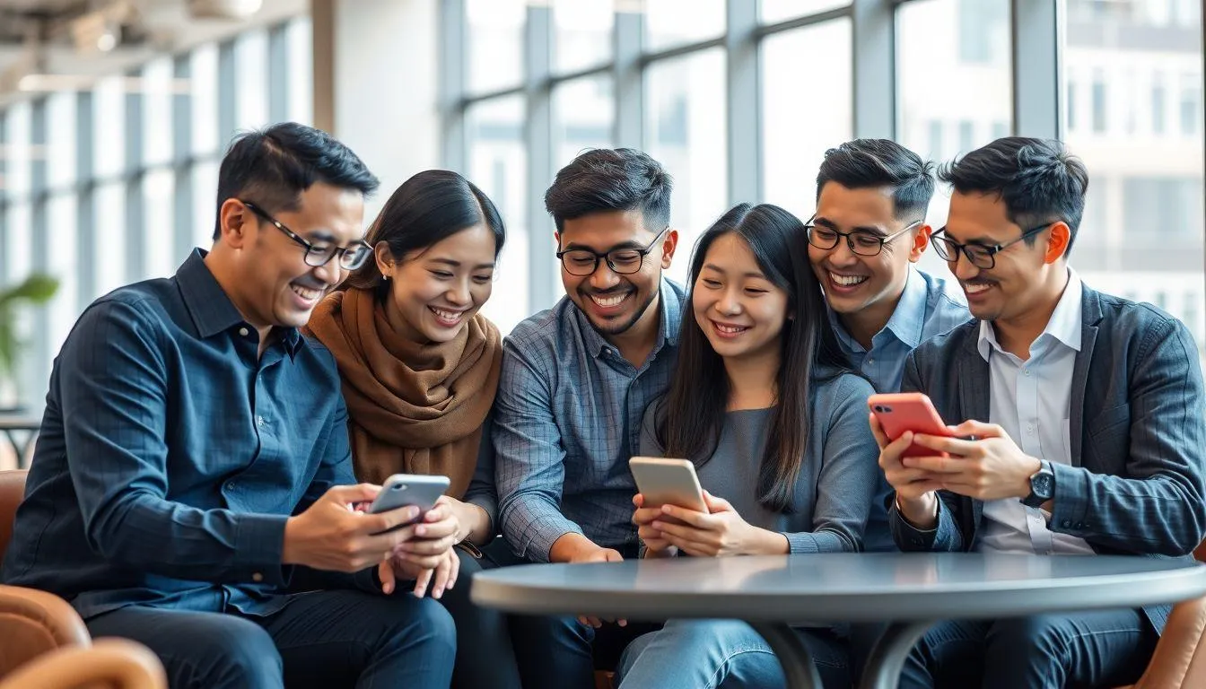 Kategori Nama Grup Kocak Berdasarkan Konteks (c) Ilustrasi AI