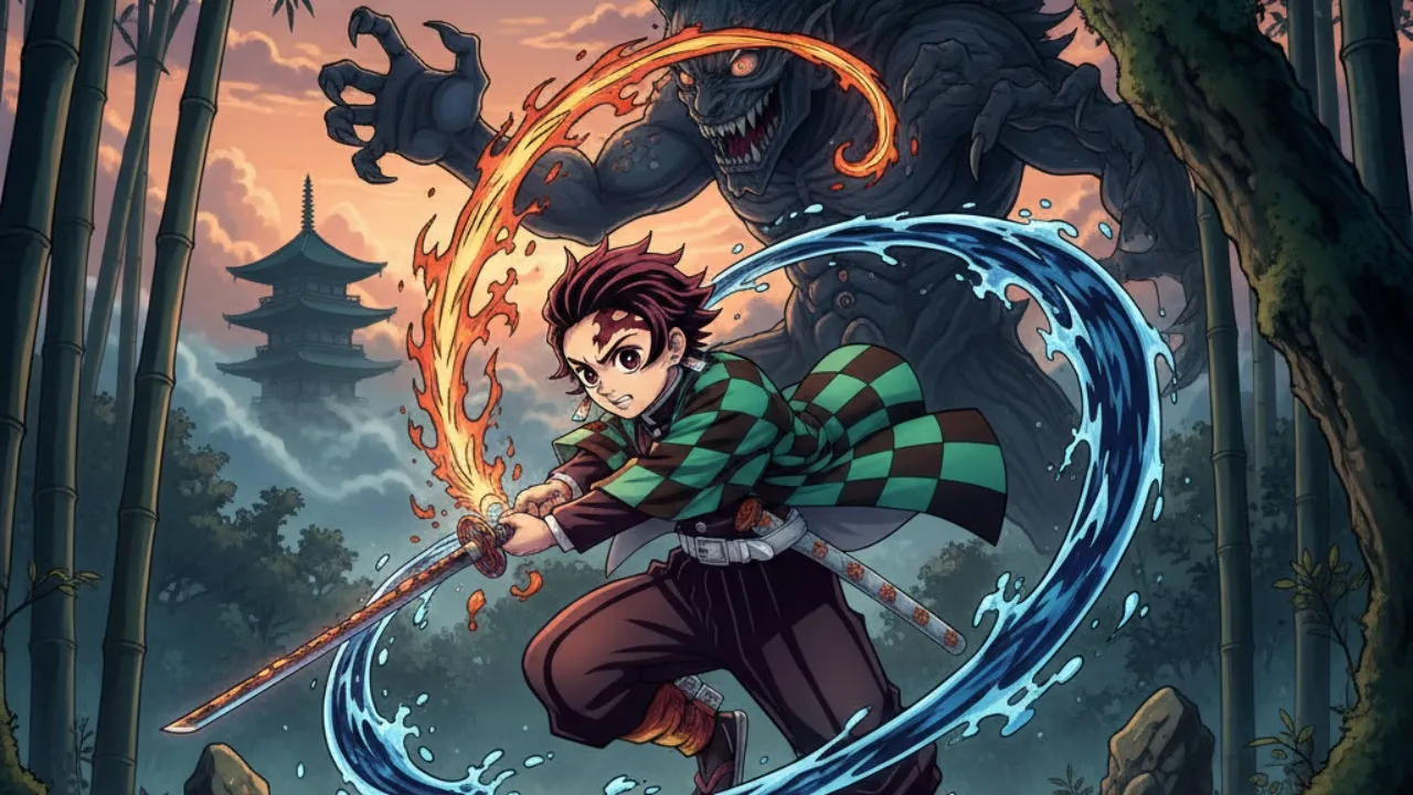 Karakter Utama Demon Slayer Corps (c) Ilustrasi AI