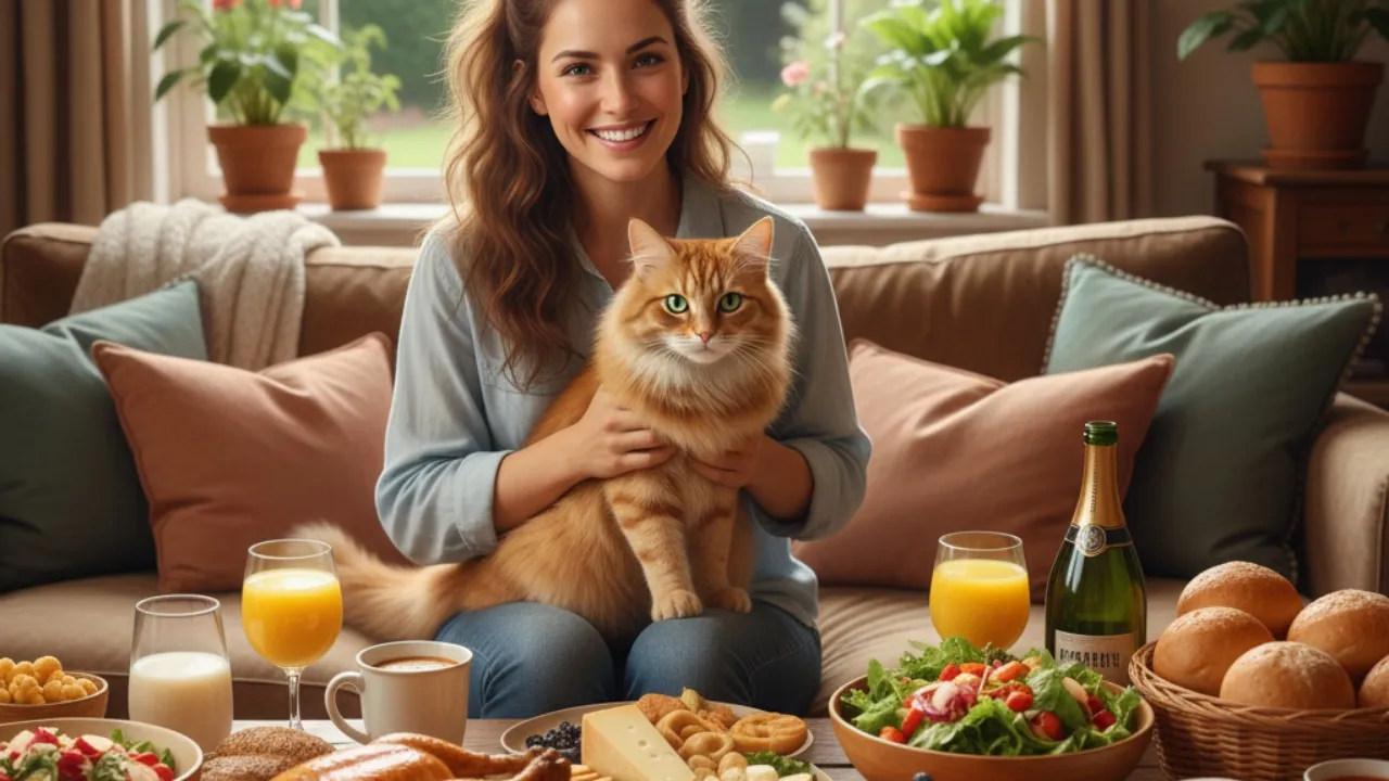 Nama Kucing Lucu Terinspirasi Makanan dan Minuman (c) Ilustrasi AI