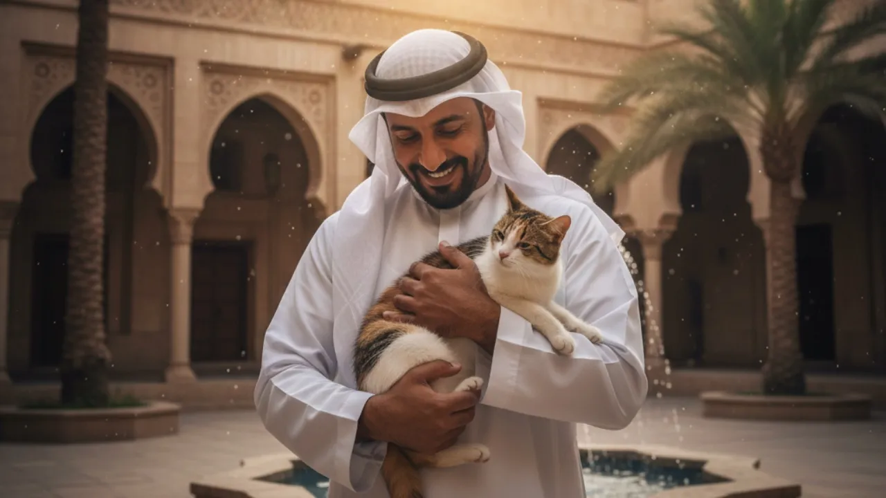 Ajaran Islam tentang Memperlakukan Kucing (c) Ilustrasi AI