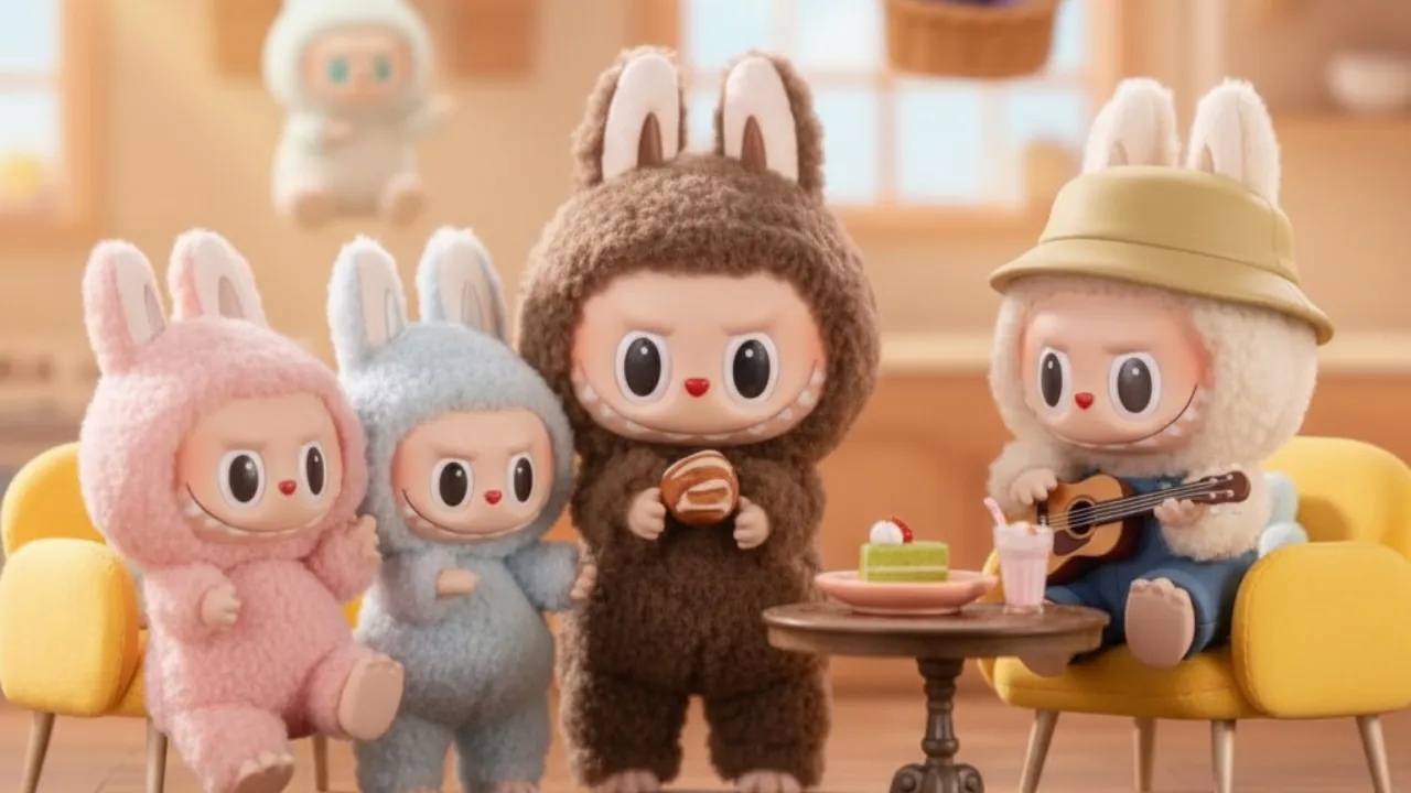 Nama-nama Varian Labubu Versi 1 (Tasty Macarons) (c) Ilustrasi AI