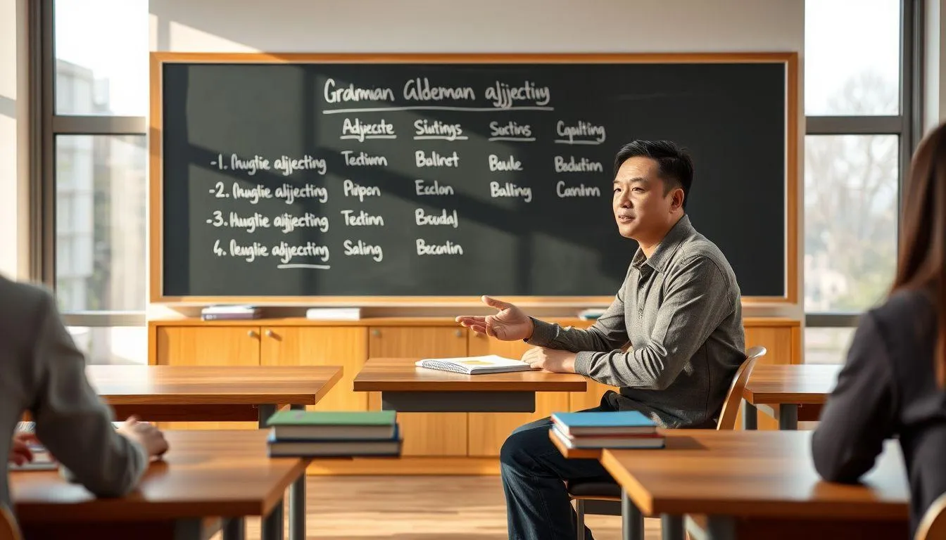 Jenis-Jenis Kata Sifat Berdasarkan Makna (c) Ilustrasi AI