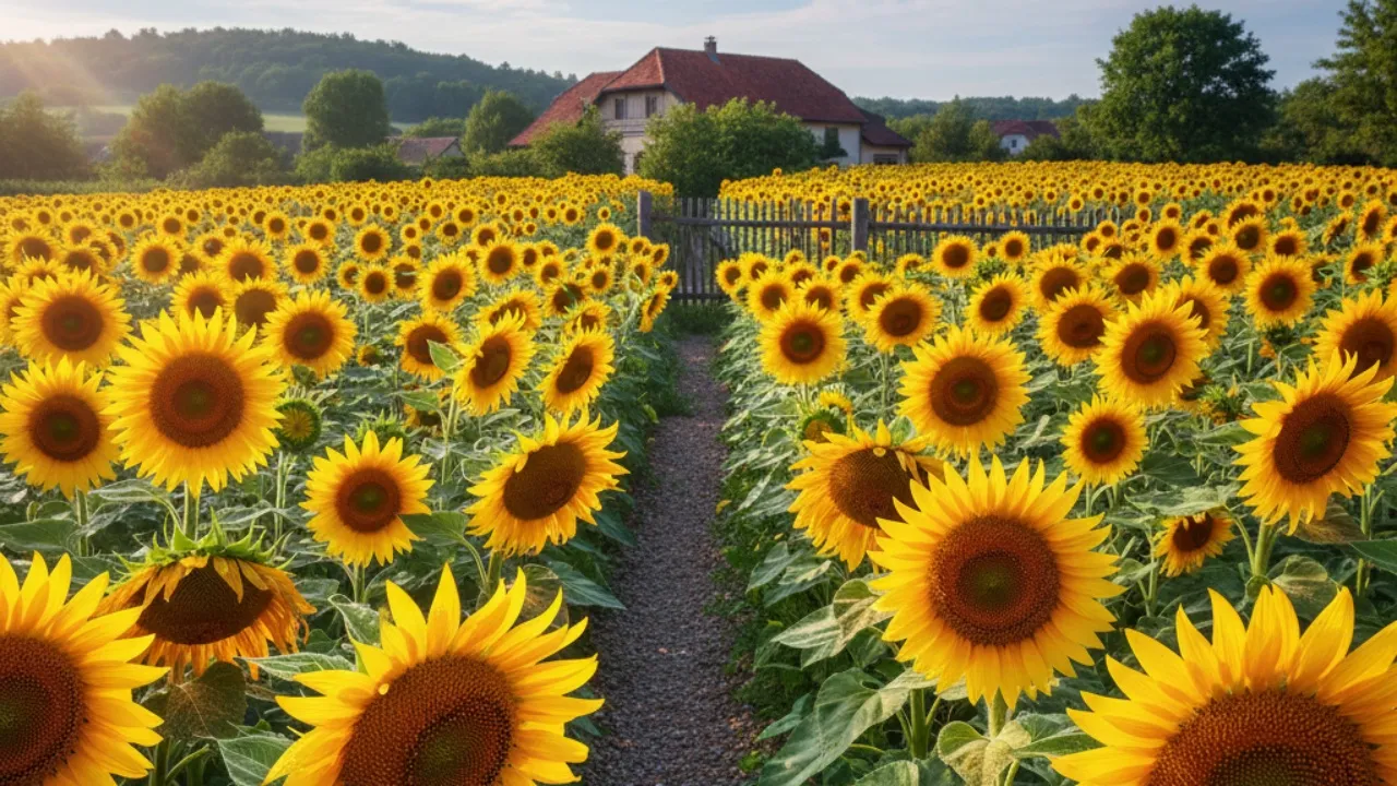 Pengertian dan Asal Usul Nama Latin Helianthus annuus (c) Ilustrasi AI