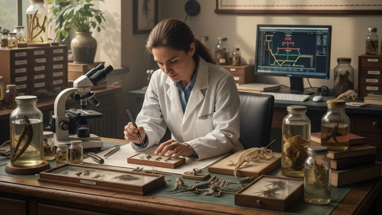 Peran Nama Latin dalam Konservasi dan Penelitian (c) Ilustrasi AI