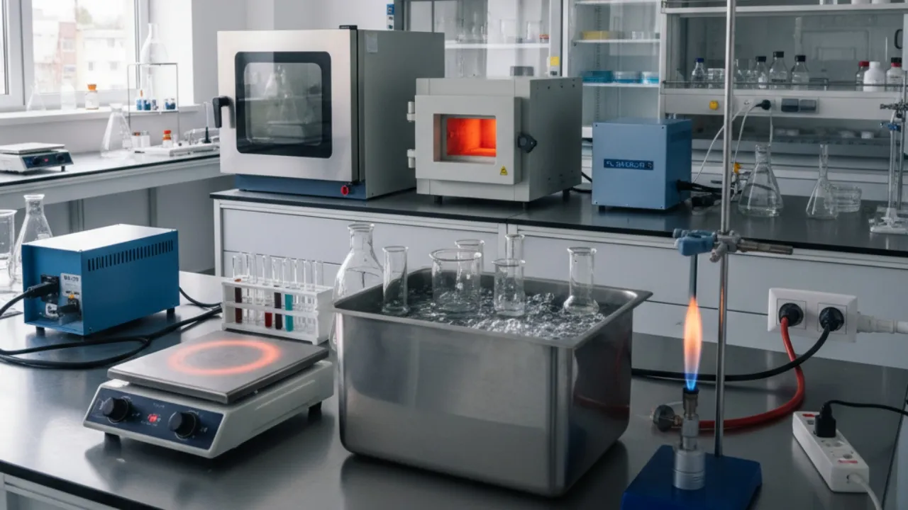 Alat Pemanas dan Pendingin Laboratorium (c) Ilustrasi AI
