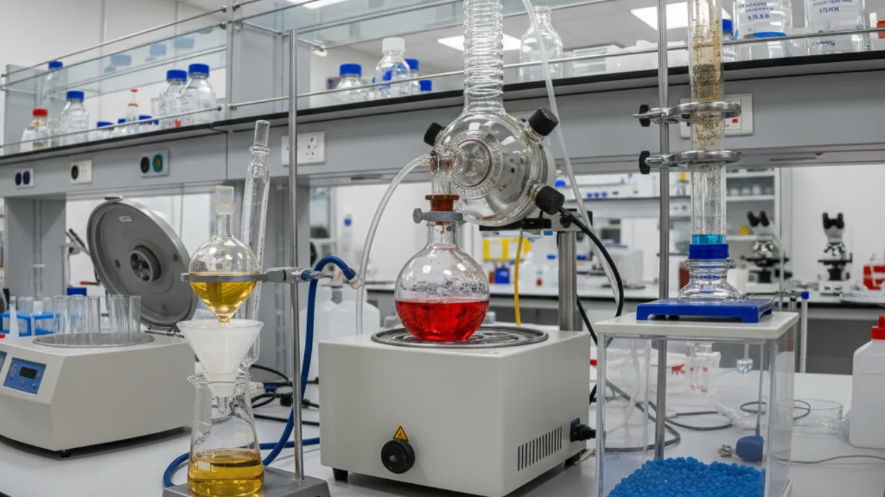 Alat Pemisahan dan Purifikasi (c) Ilustrasi AI