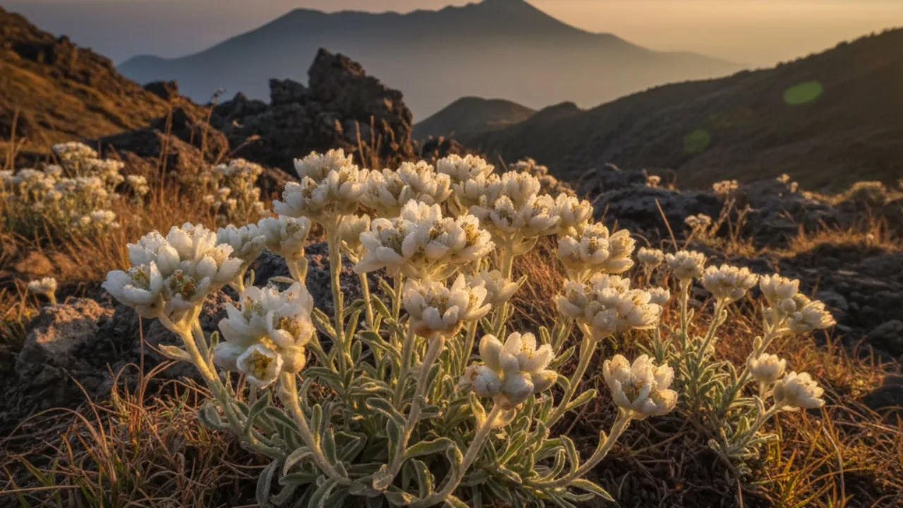Bunga Endemik Berdasarkan Wilayah (c) Ilustrasi AI