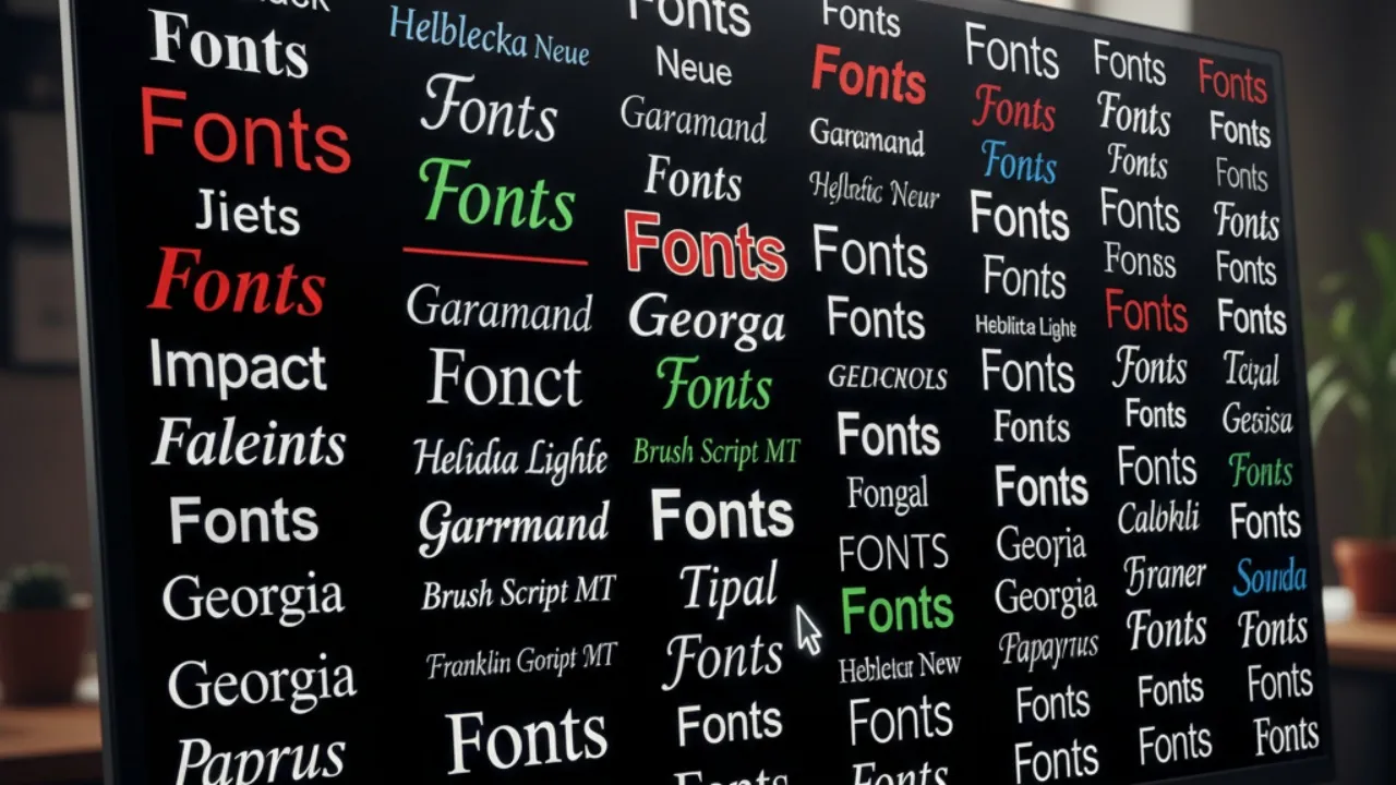 Font Monospace dan Teknis