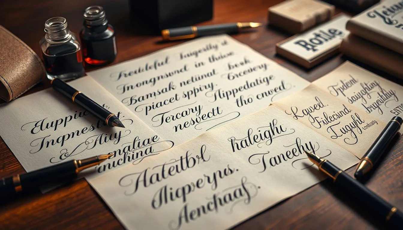 Font Script dan Handwritten