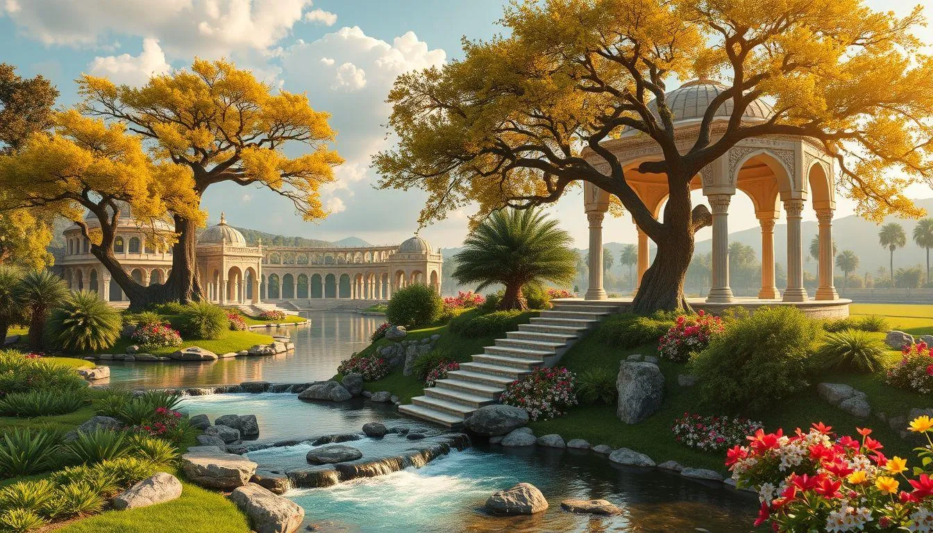 Karakteristik dan Keistimewaan Setiap Tingkatan Surga (c) Ilustrasi AI