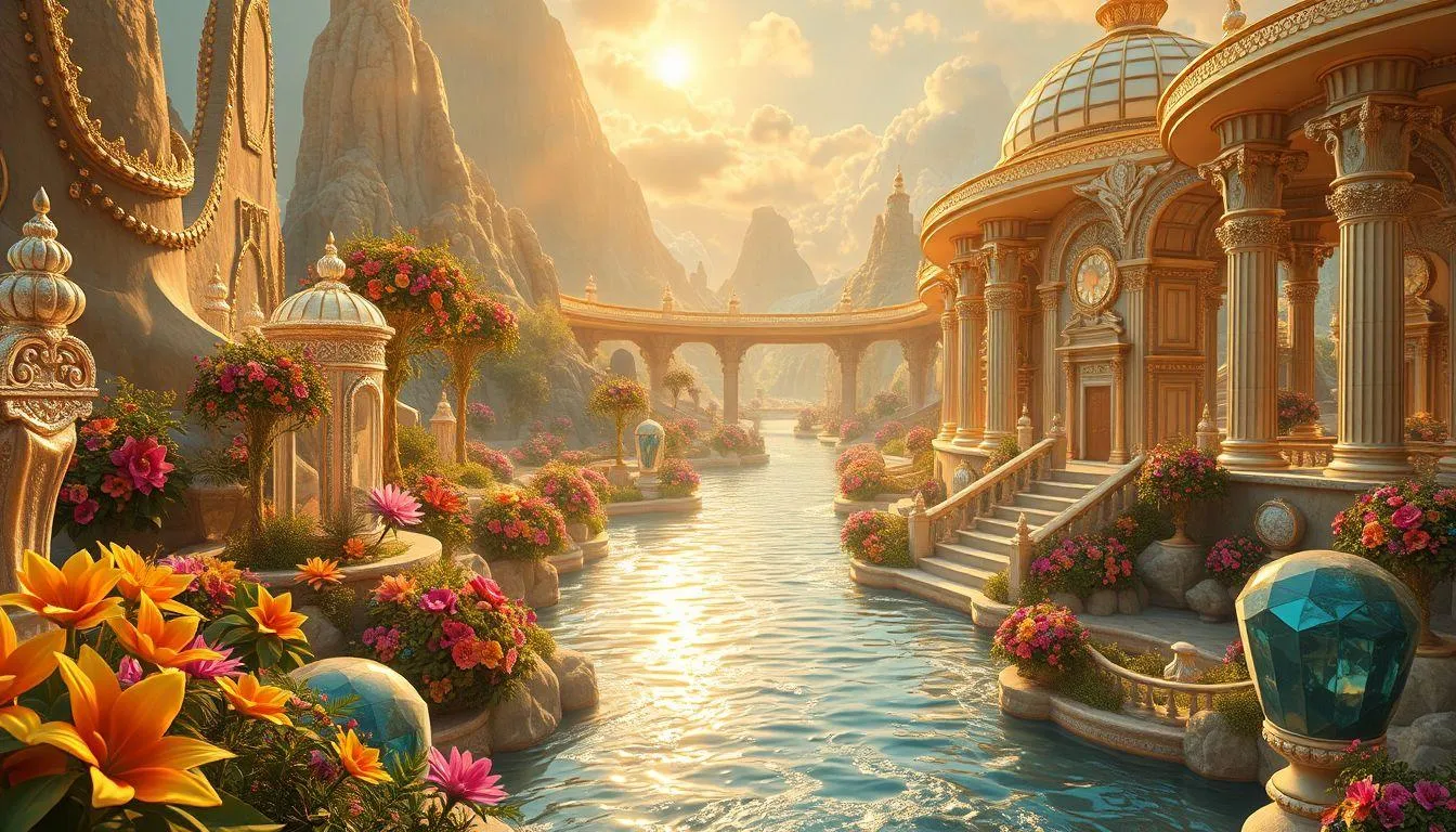 Gambaran Kenikmatan dalam Nama-Nama Surga (c) Ilustrasi AI