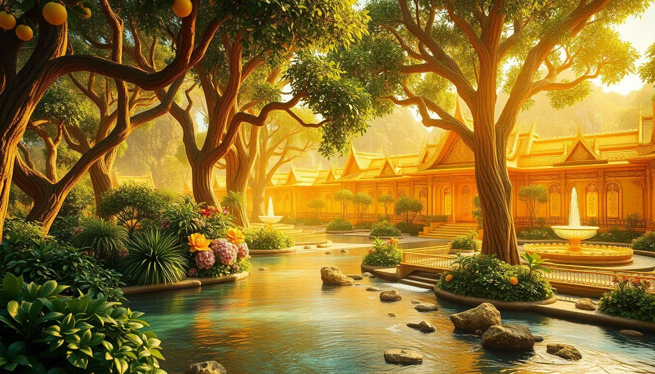 Tingkatan Surga Firdaus - Surga Tertinggi (c) Ilustrasi AI