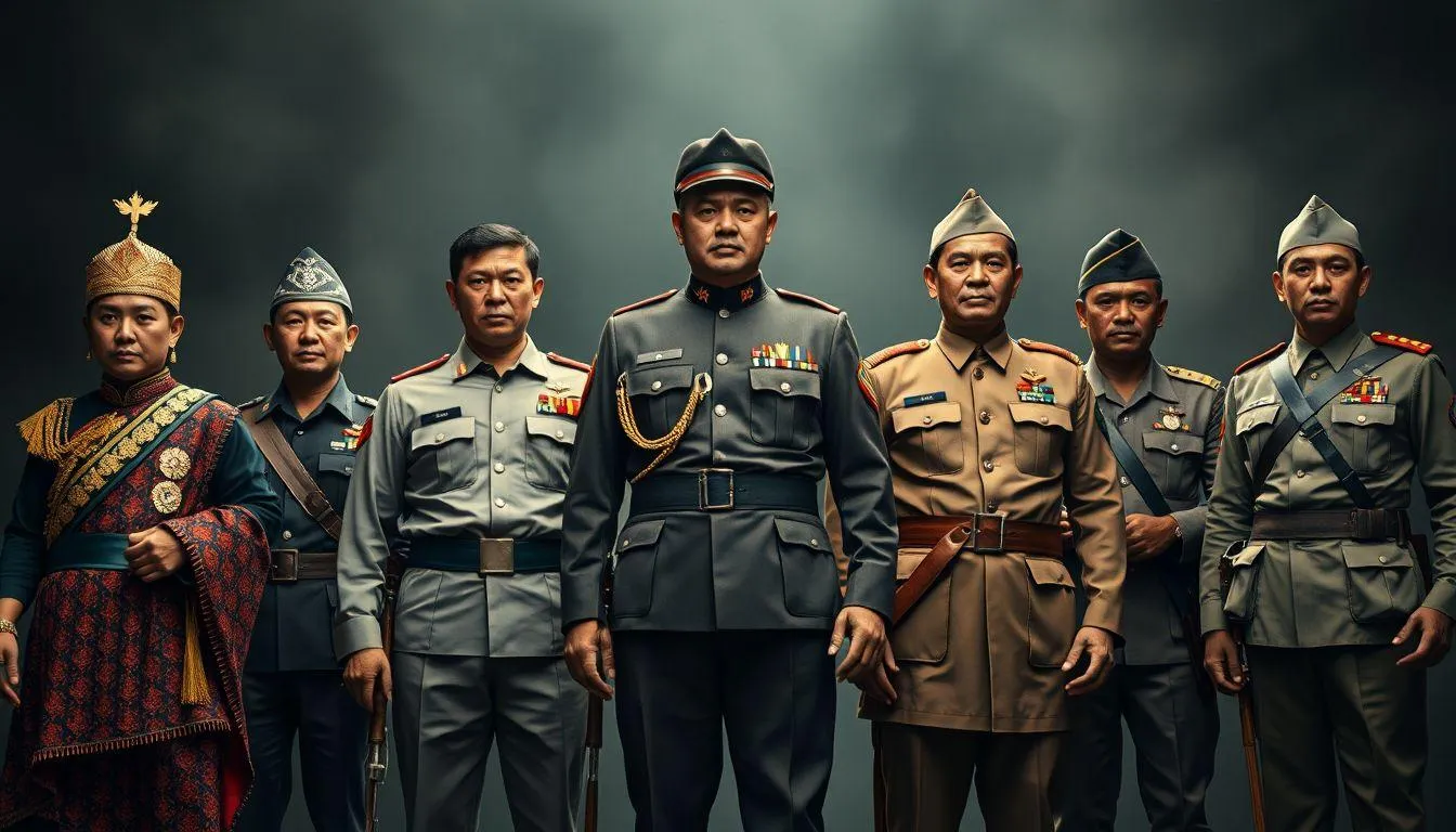 Pahlawan Pejuang Bersenjata dan Perang Kemerdekaan (c) Ilustrasi AI