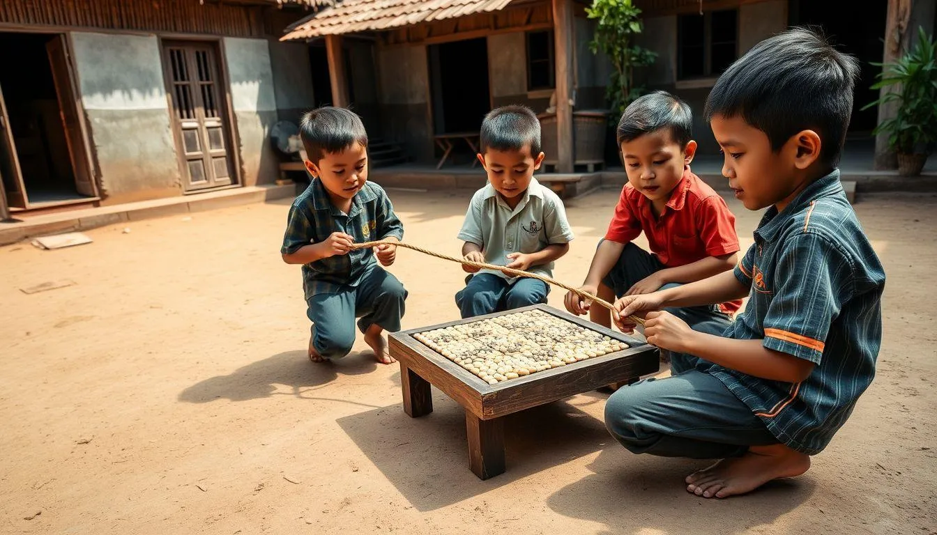 Manfaat Permainan Tradisional untuk Perkembangan Anak (c) Ilustrasi AI