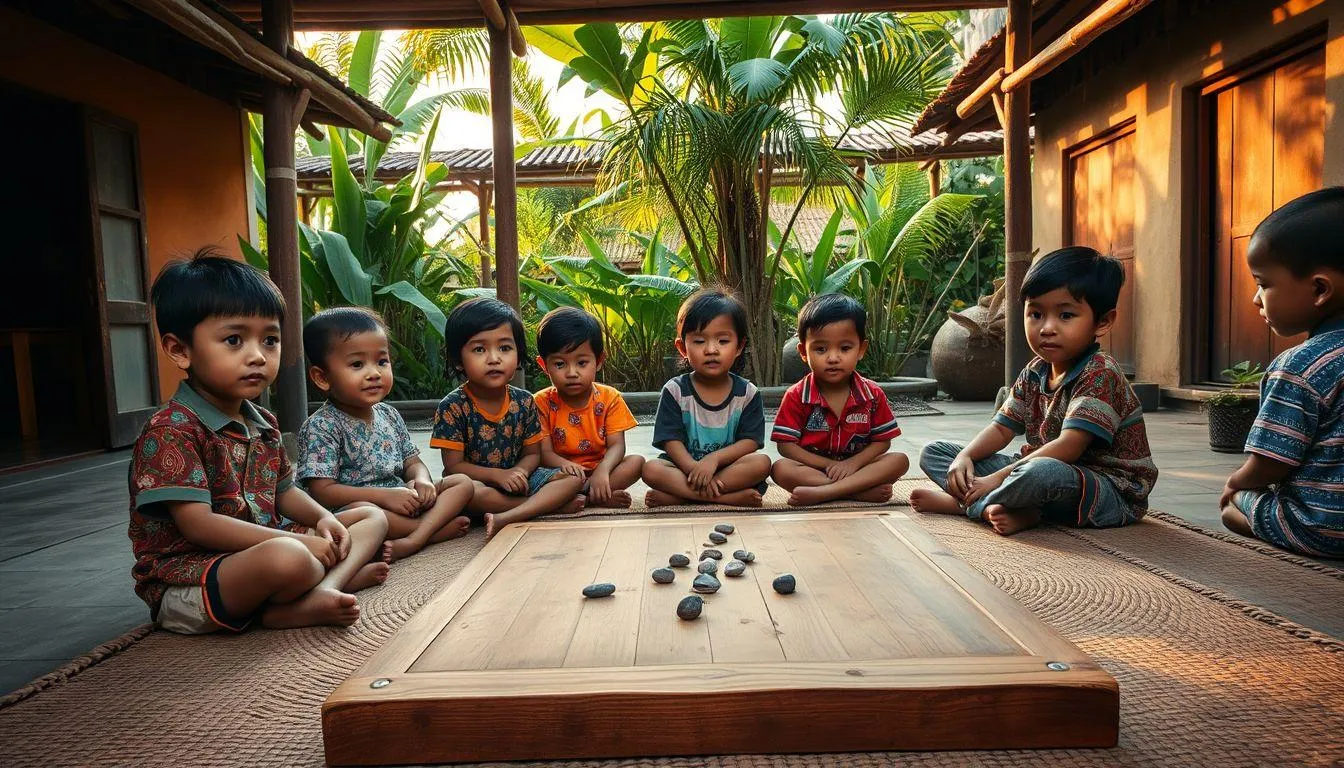 Permainan Tradisional Berdasarkan Daerah Asal (c) Ilustrasi AI