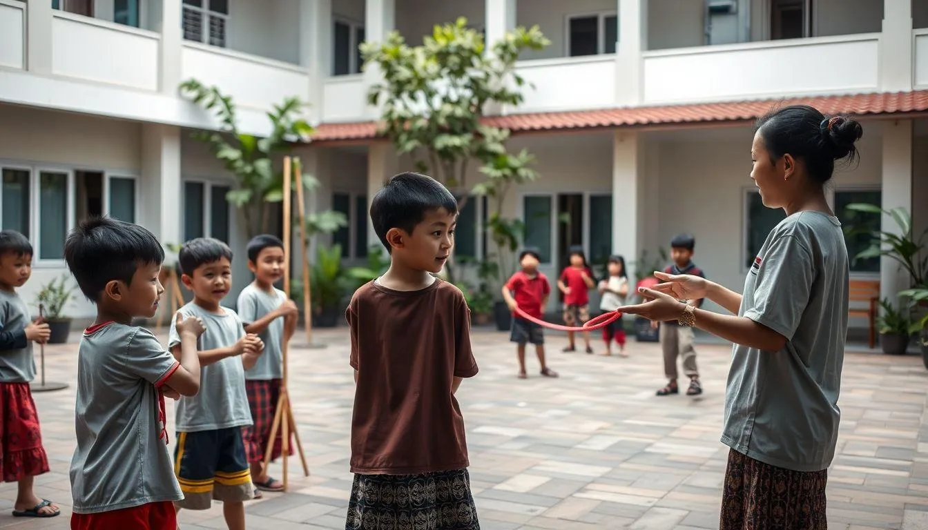 Cara Melestarikan Permainan Tradisional di Era Modern (c) Ilustrasi AI