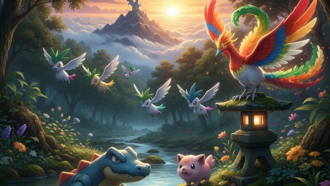 Nama Pokemon Generasi 2 (Johto) (c) Ilustrasi AI