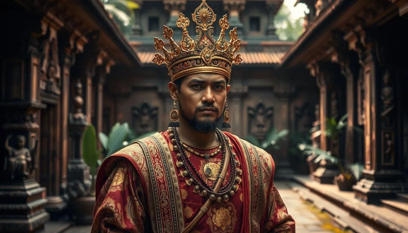 Raja Pendiri: Raden Wijaya (1293-1309 M) (c) Ilustrasi AI