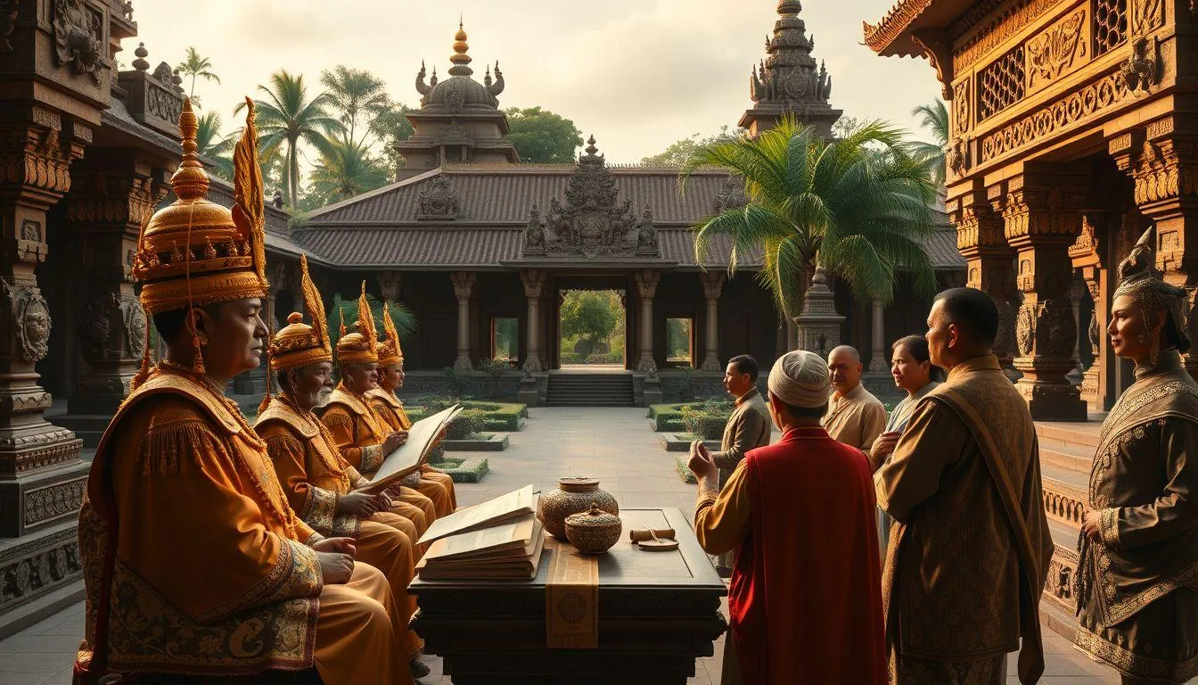 Warisan dan Pengaruh Para Raja Majapahit (c) Ilustrasi AI