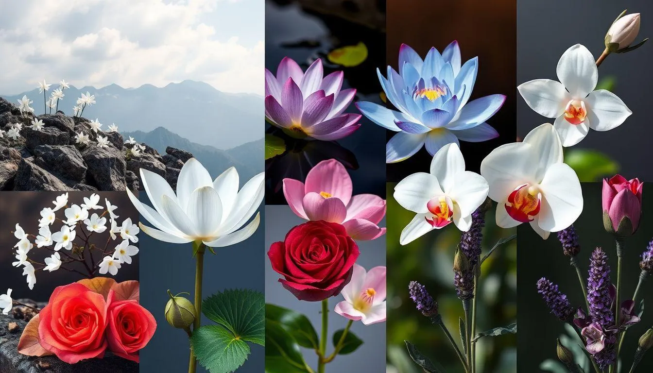 Kategori Nama Regu Berdasarkan Bunga Langka (c) Ilustrasi AI