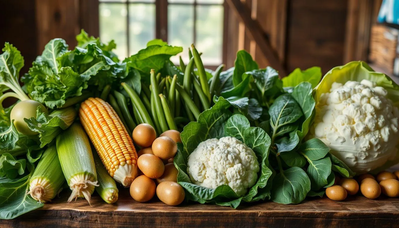 Nama Sayuran Populer G-M (c) Ilustrasi AI