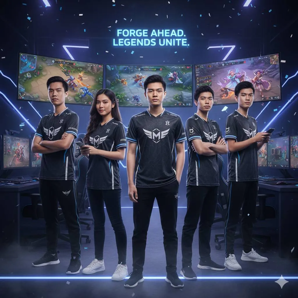 Kategori Nama Squad ML Keren Berdasarkan Tema (c) Ilustrasi AI