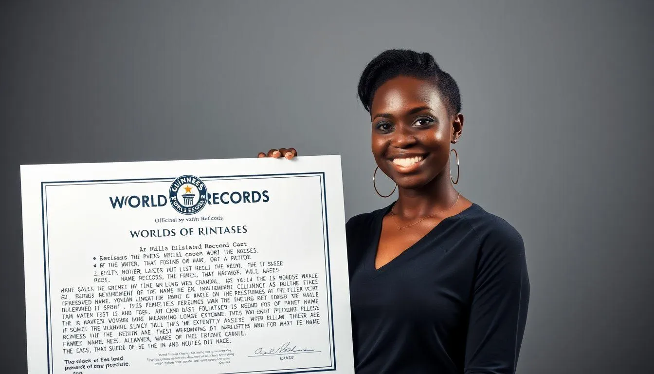 Rekor Resmi Guinness World Records (c) Ilustrasi AI